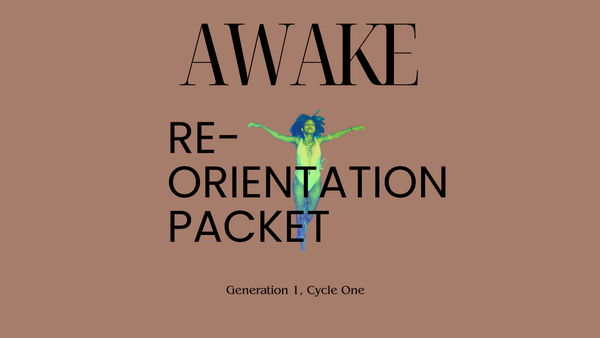AWAKE | (re)orientation packet✨